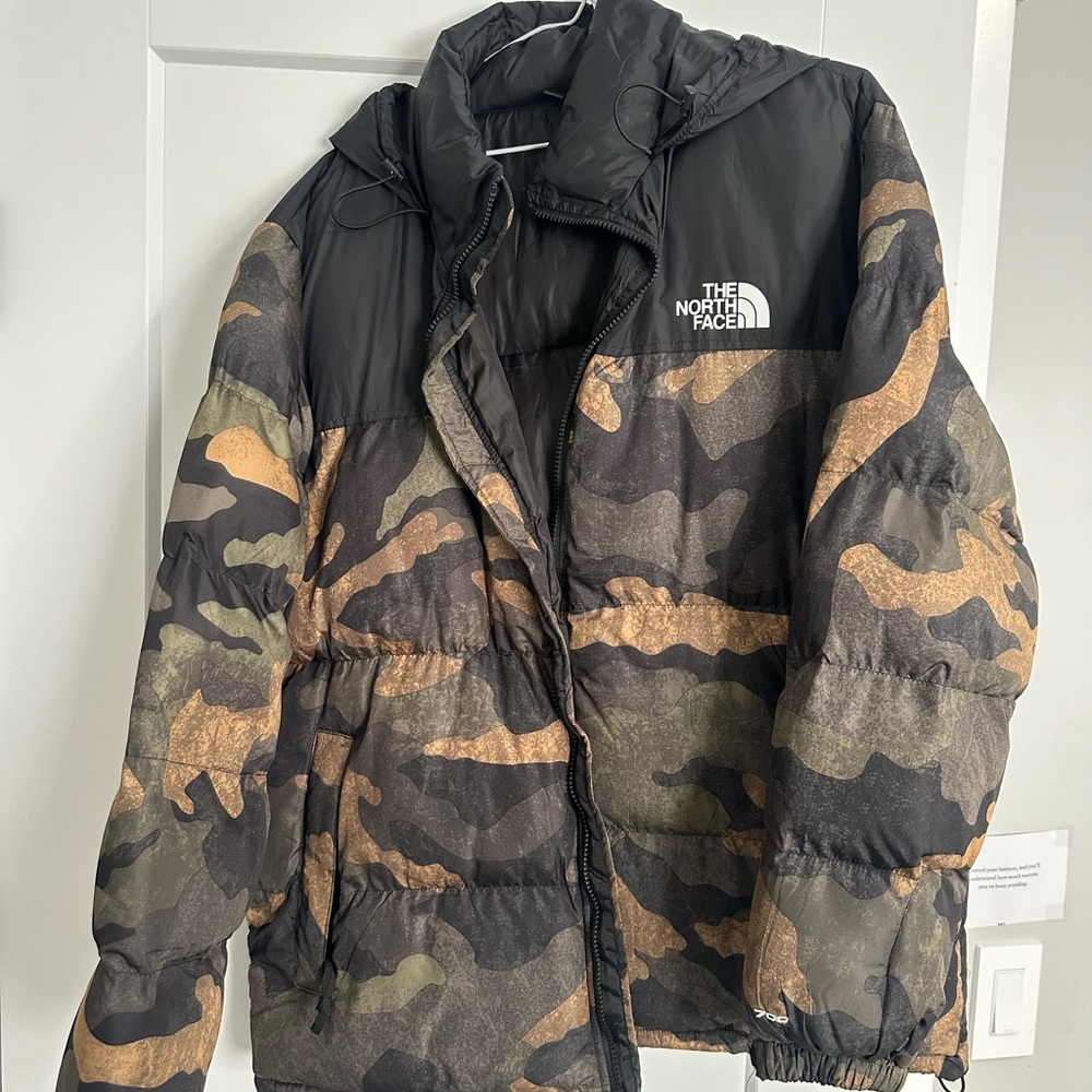 The North Face Camouflage Puffer Jacket